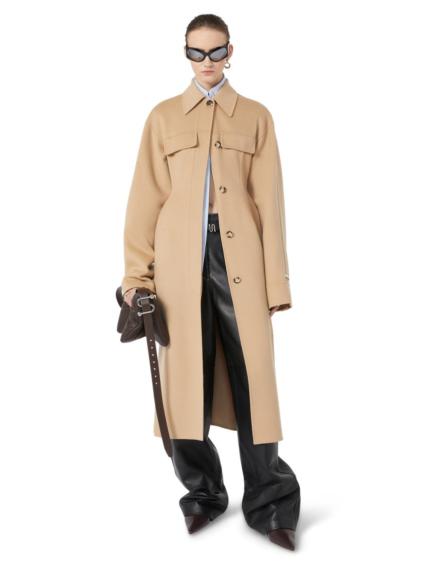 Max Mara Camel Coat With Tailored Silhouette