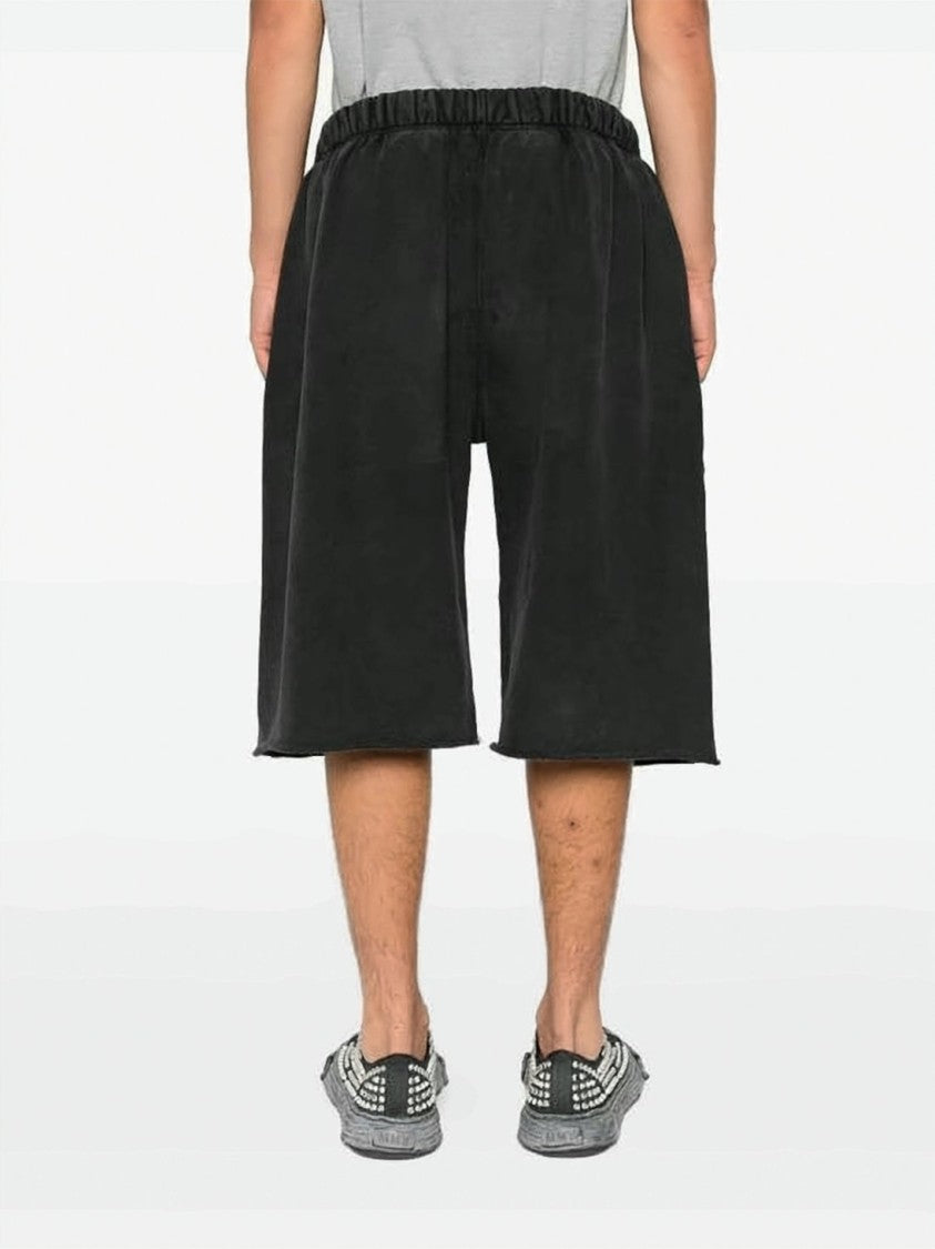 Gallery Dept. Relaxed Fit Washed Black Jogger Shorts