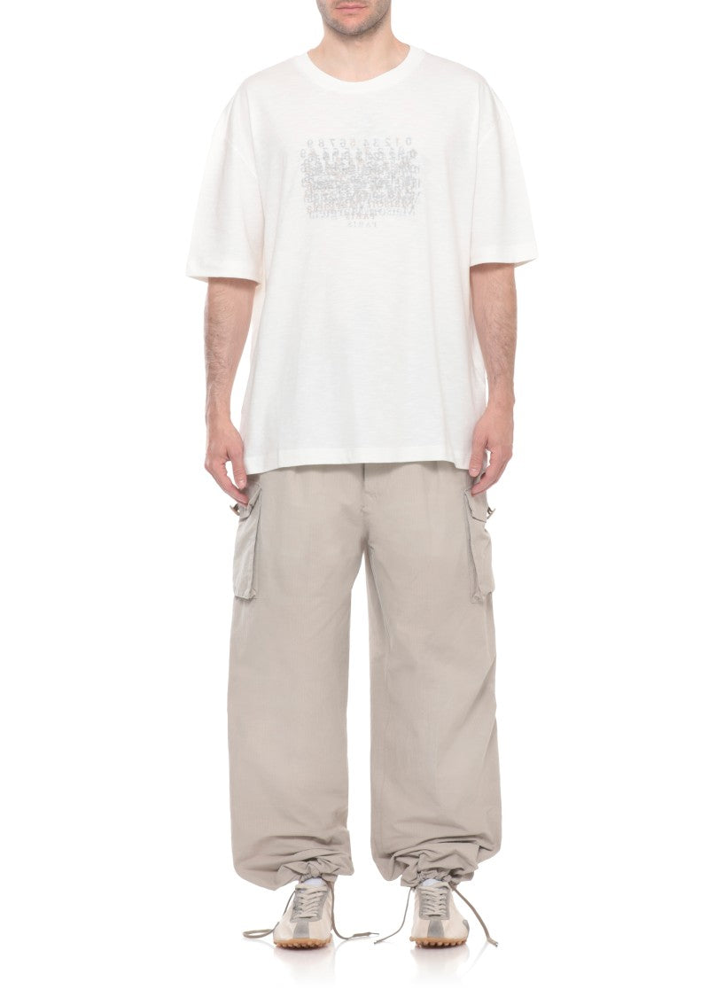 Maison Margiela White Four Stitches Cotton T-Shirt