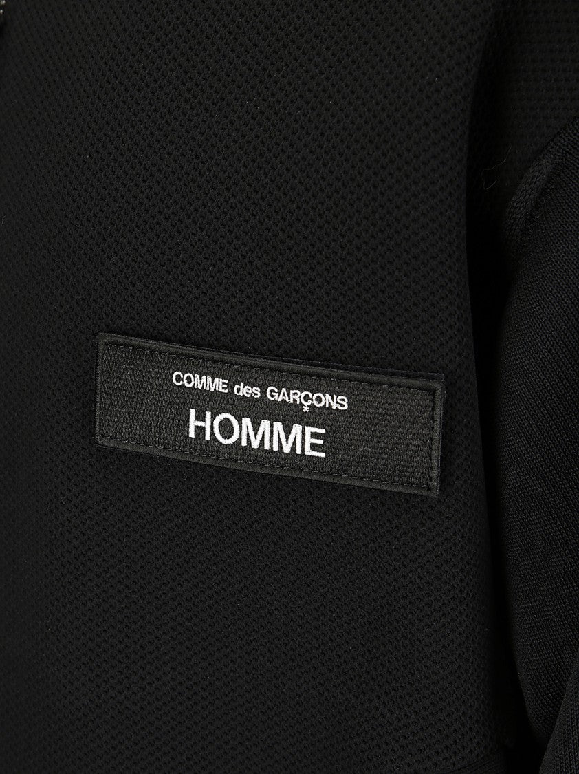 Comme Des Garçons Short Black Bomber Jacket