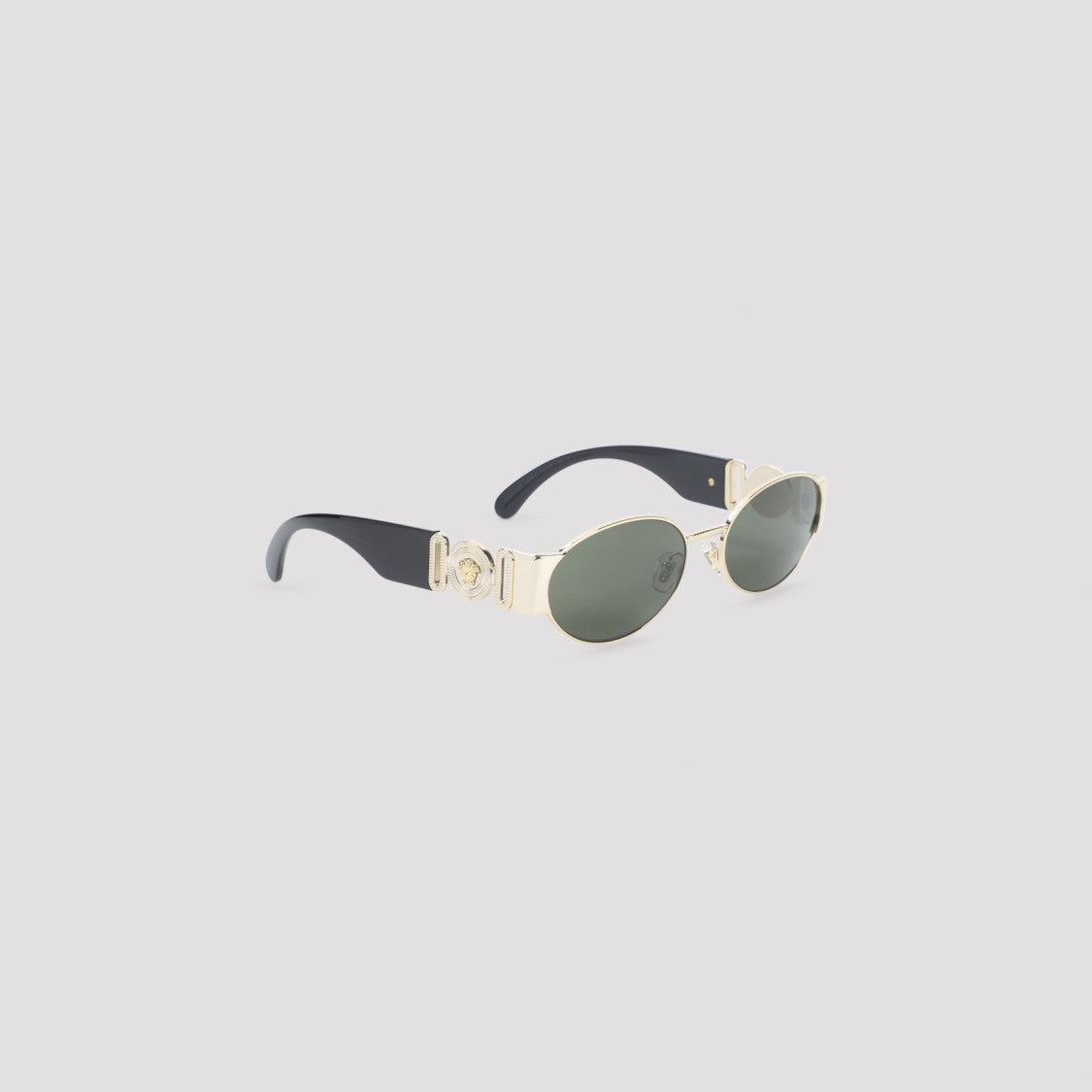 Versace Oval Sunglasses With Gold-Tone Frame