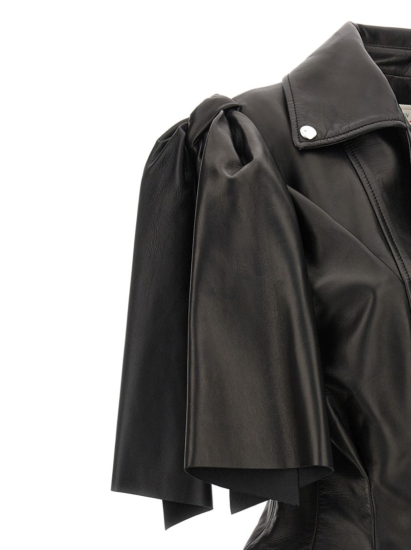 Alexander Mcqueen 'Bow Knot' Biker Vest