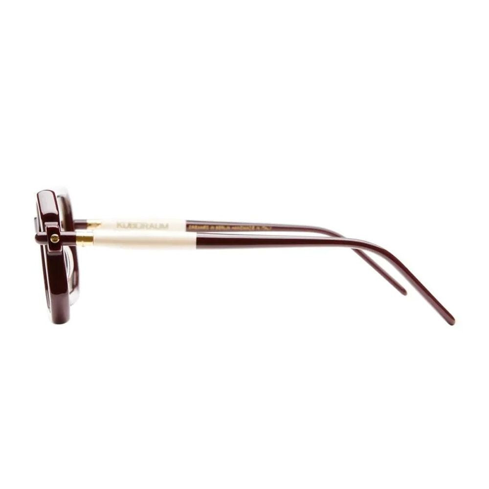 Kuboraum Mask P8 Rectangular Dark Red Acetate Sunglasses