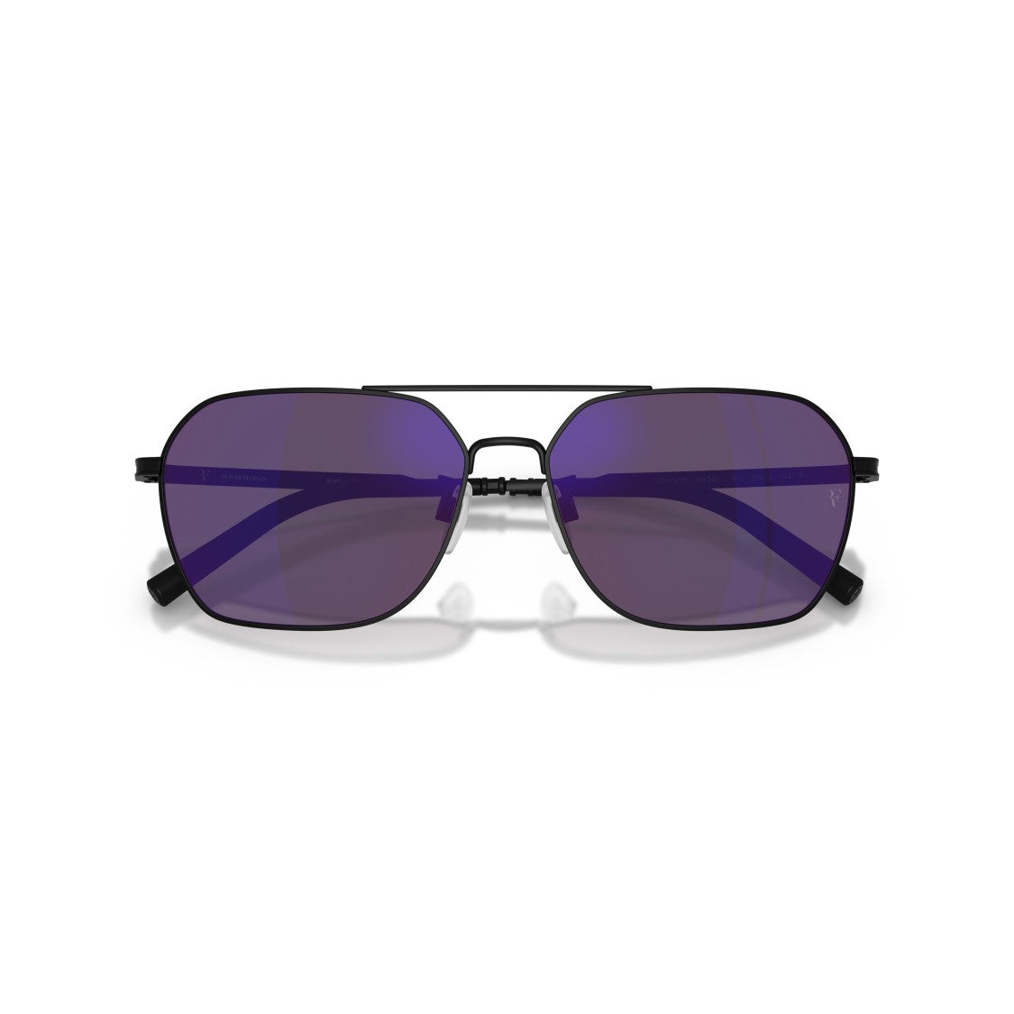 Oliver Peoples 0Ov1377s Rectangular Steel Frame Sunglasses With Double Bridge Design