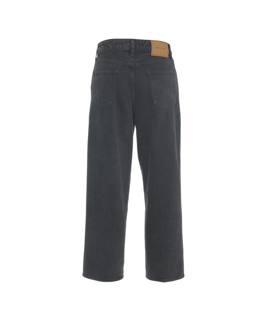Jacob Cohen Straight Leg Jeans With Classic Five-Pocket