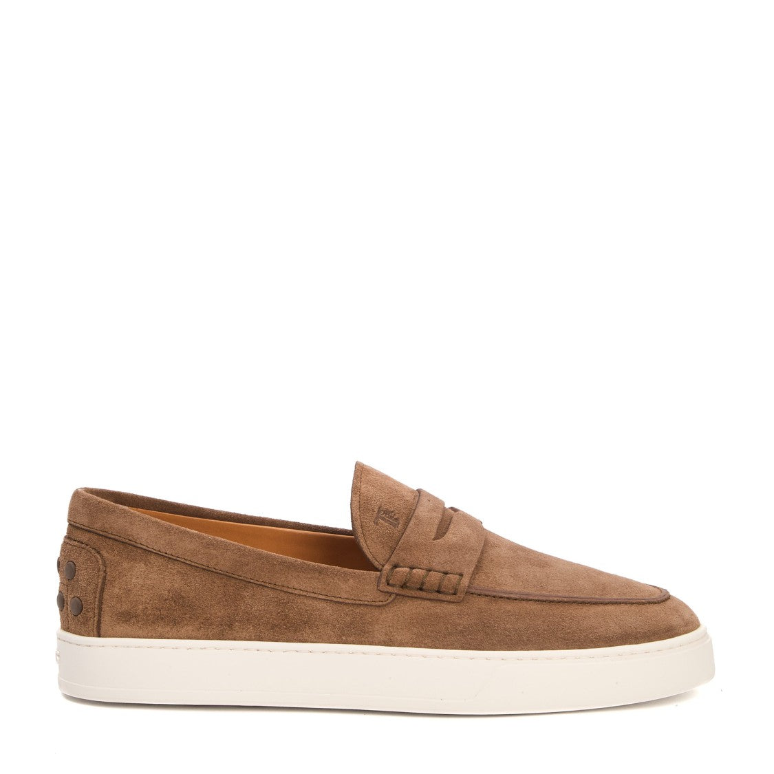Tod's Box Suede Walnut Moccasin