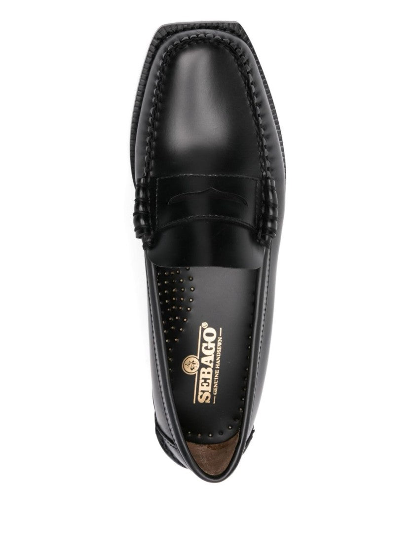 Sebago Polished Leather Flats