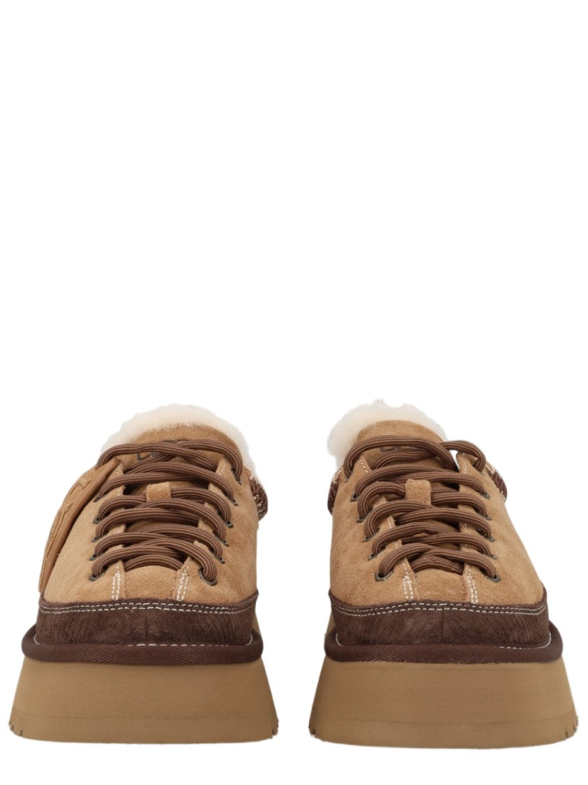 Ugg Heritage Shearling-Lined Chunky Sole Lace-Up Shoes