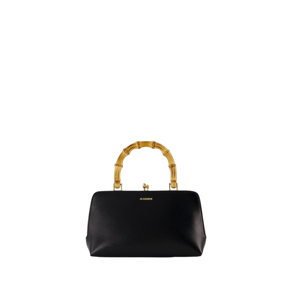 Jil Sander Hobo Goji Mini Bag - Leather - Black