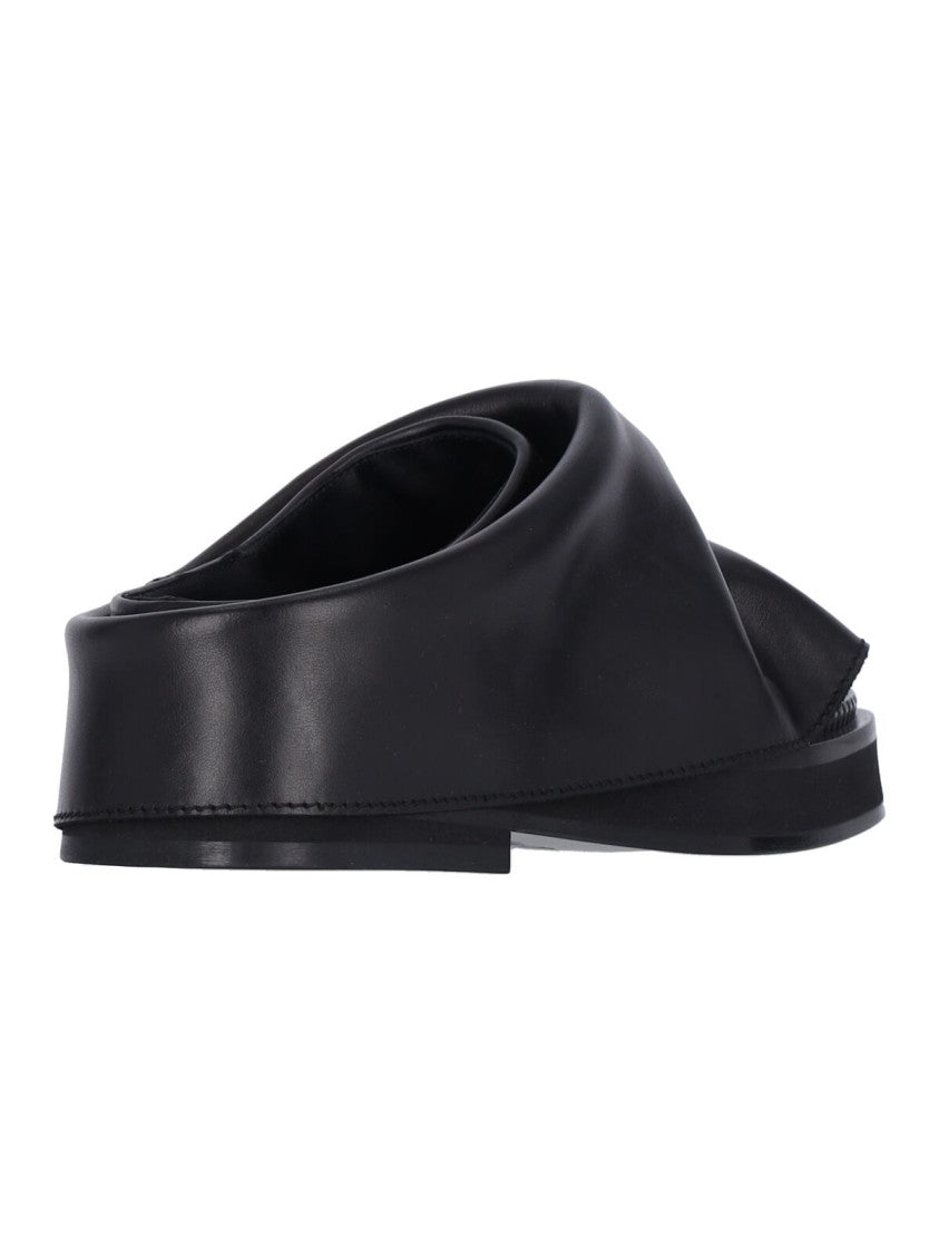 The Attico "Mini Robin" Sabot – Black