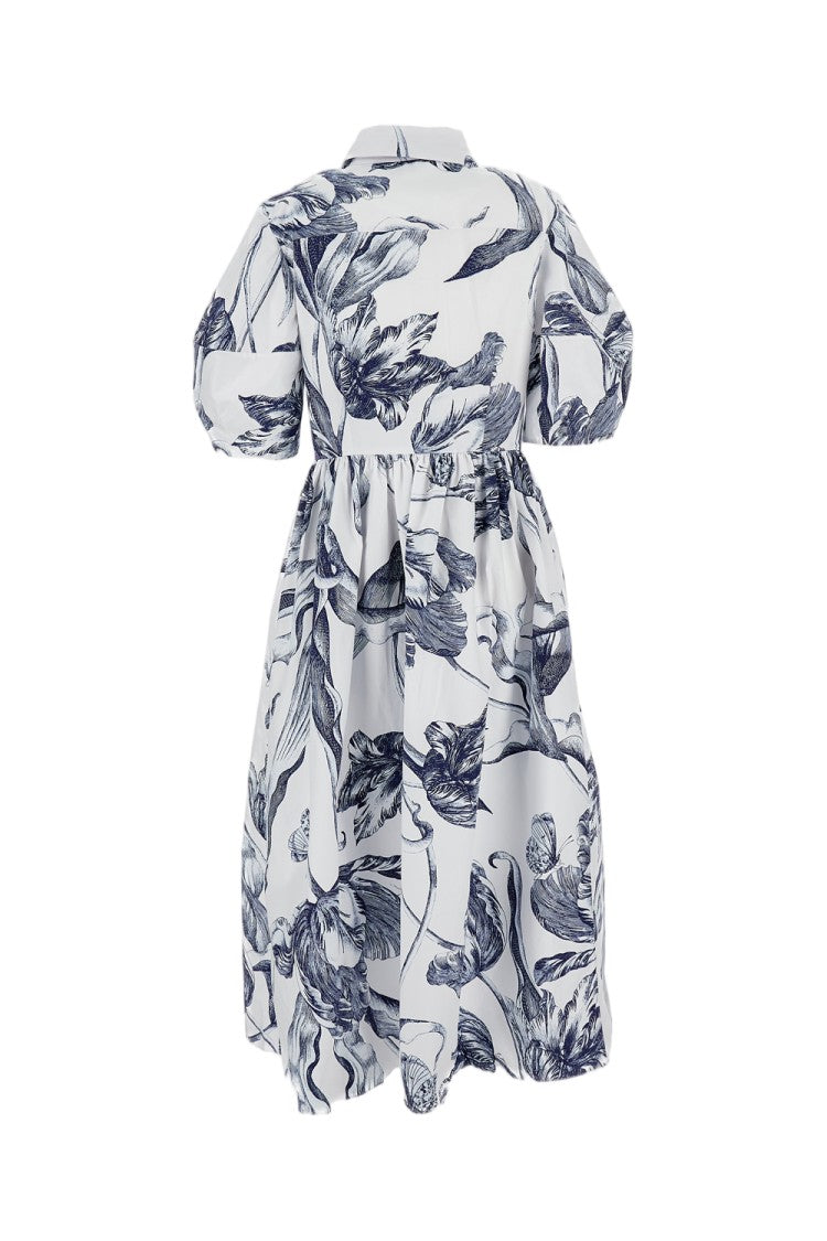 Erdem Midi Short Sleeve Dress