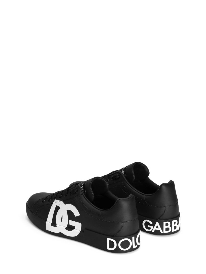 Dolce & Gabbana Low-Top Sneakers With Bold White Branding