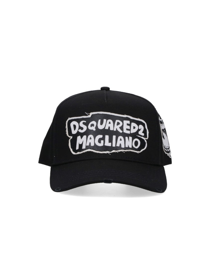 Dsquared2 Logo Baseball Cap – Black