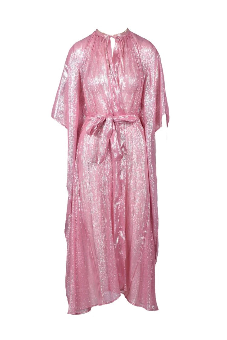 Forte Forte Laminated Chiffon Coat - Pink