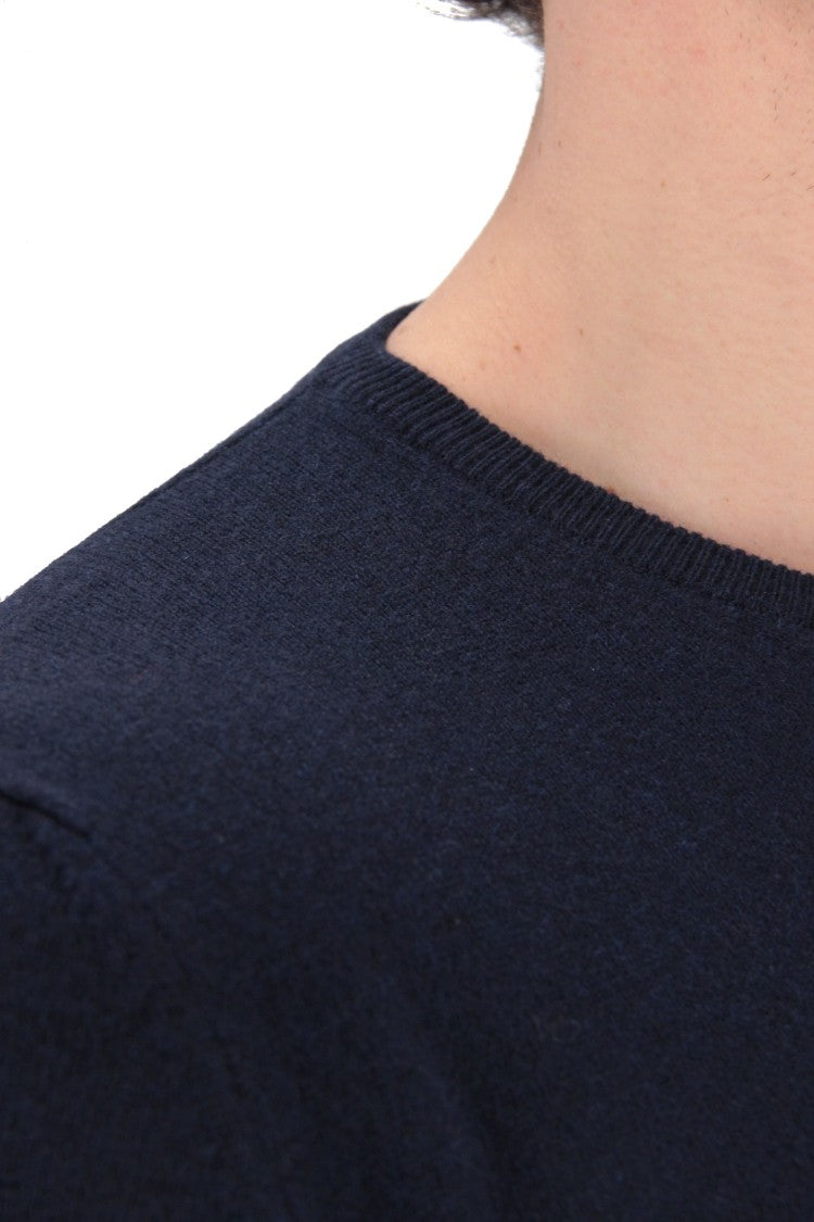 Barba Wool-Cashmere Crewneck Sweater
