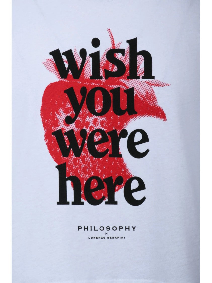 Philosophy Di Lorenzo Serafini White Cotton T-Shirt