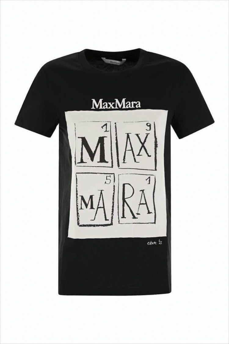 Max Mara Relaxed Fit Graphic Short-Sleeved T-Shirt