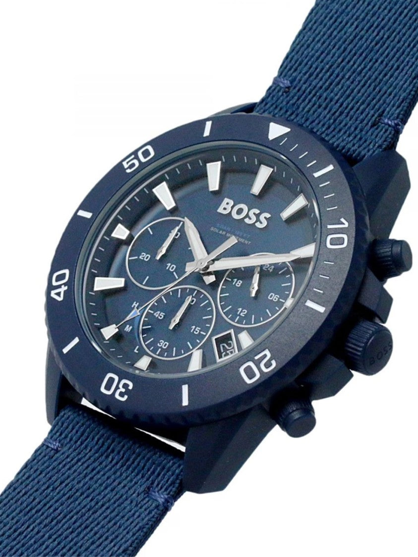 Hugo Boss Admiral Ocean Solar Quartz Chronograph Watch
