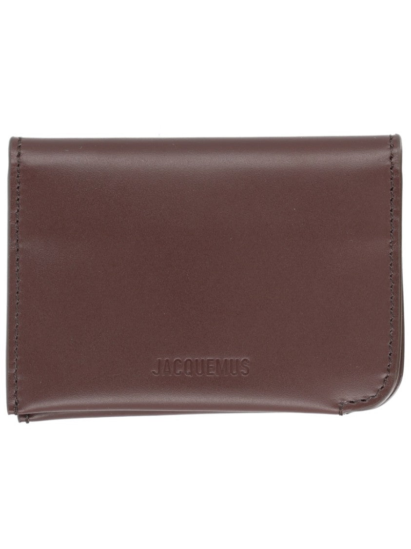 Jacquemus Curved Edge Minimalist Multiple Slots Wallet Card Holder