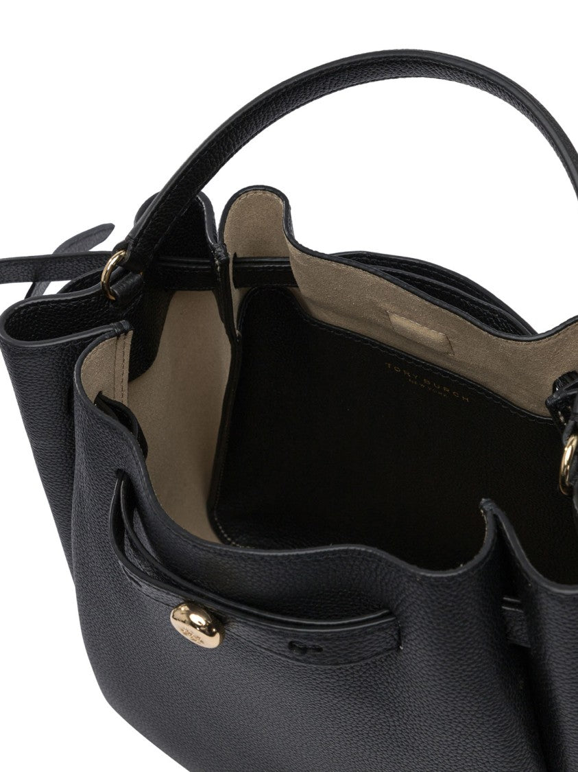 Tory Burch Leather Handbag With Adjustable Shoulder Strap