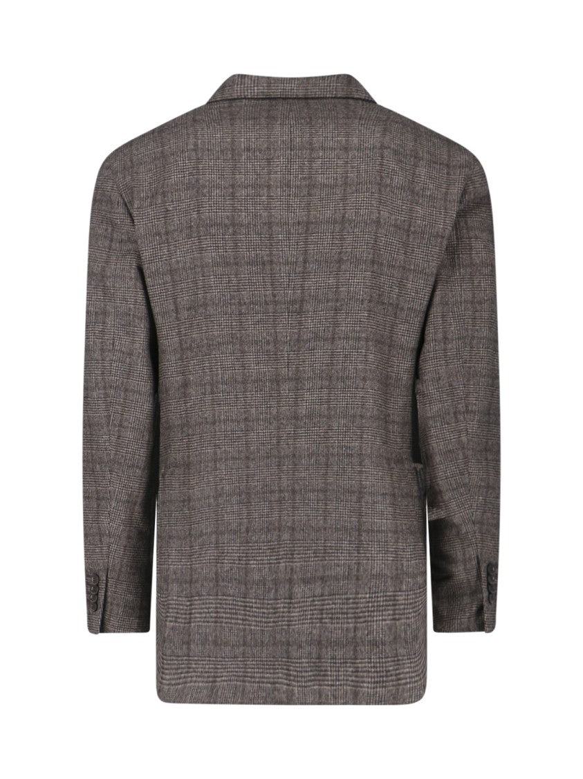 Boglioli Tailored Brown Jacket With Classic Silhouette And Structured Design