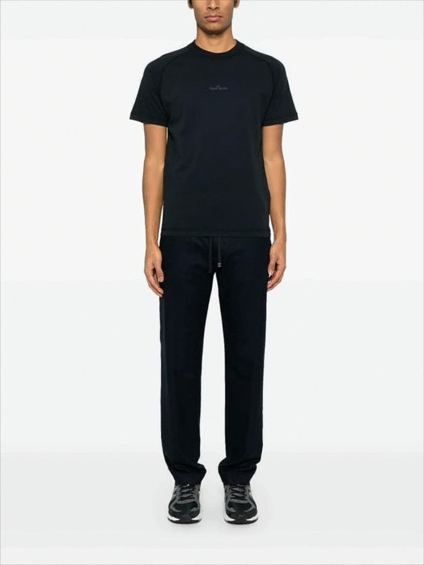 Stone Island Navy Short-Sleeve T-Shirt