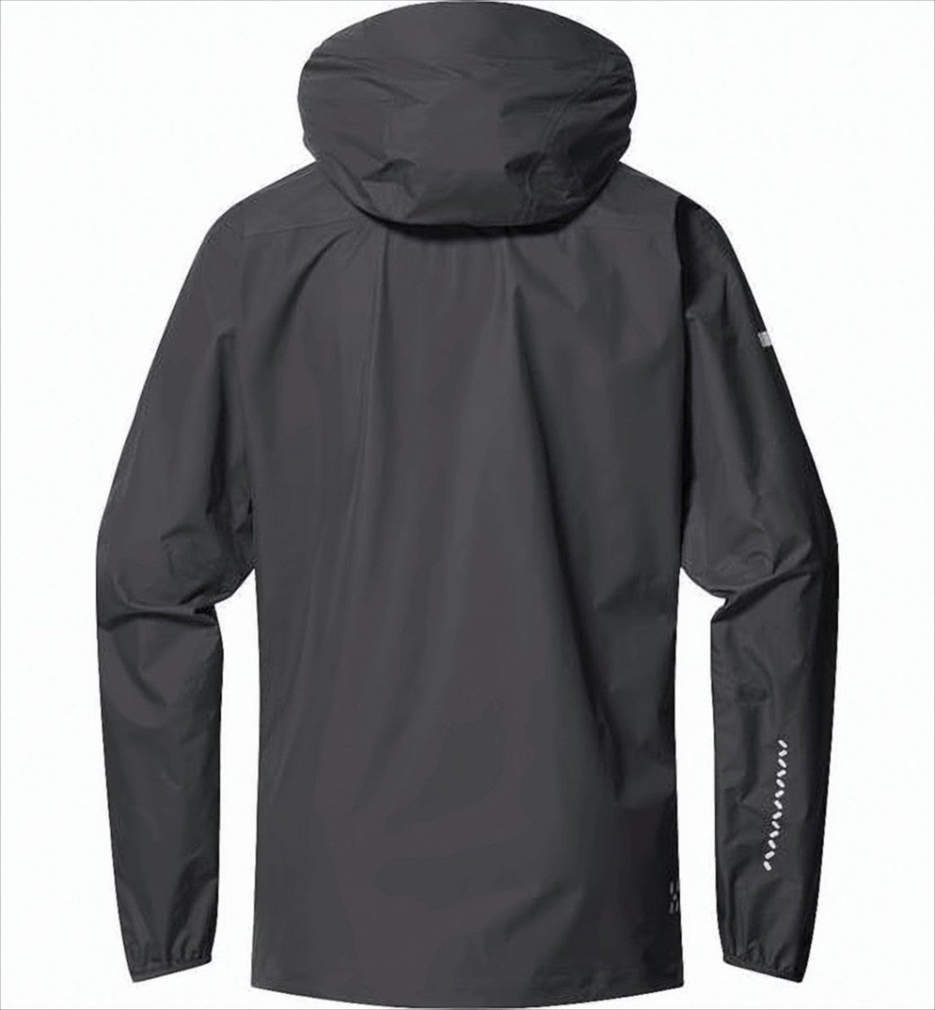 Haglöfs Black Jacket With Adjustable Hood