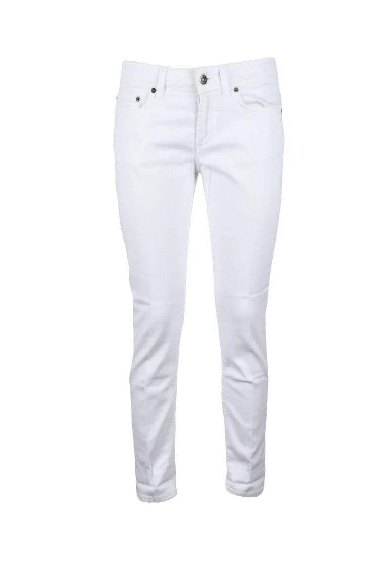 Dondup White Skinny Stretch Jeans