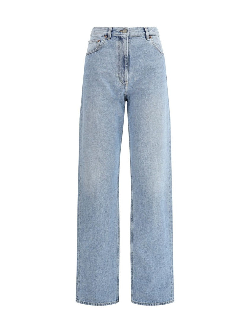 Valentino Logo Jeans – Light Blue