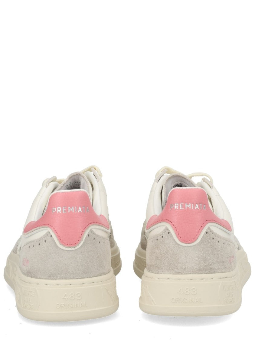 Premiata Quinnd 8214 Goat Leather Sneakers