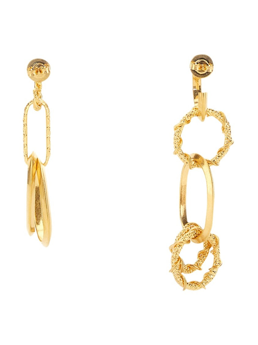 Dsquared2 Asymmetrical Gold-Tone Earrings