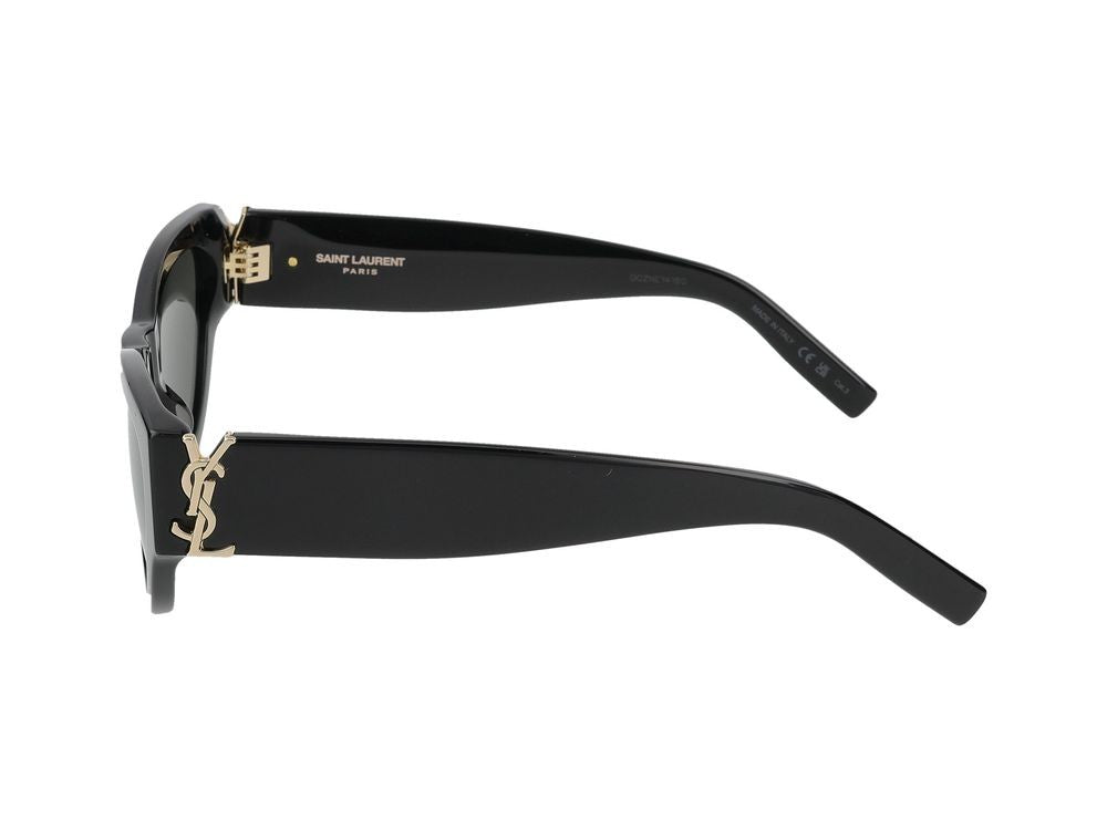 Saint Laurent Sl M94 001 Black Black Grey 53/20/145 Sunglasses