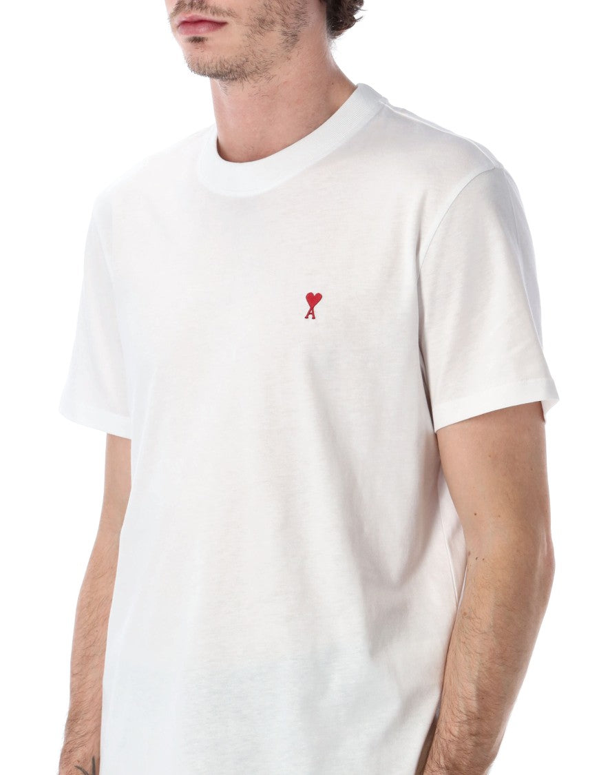 Ami Paris Organic Cotton De Coeur T-Shirt