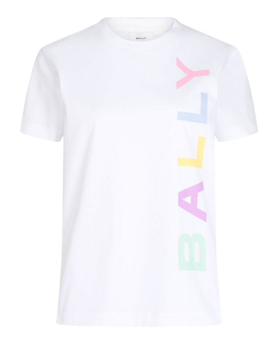 Bally Logo Print Crew Neck T-Shirt