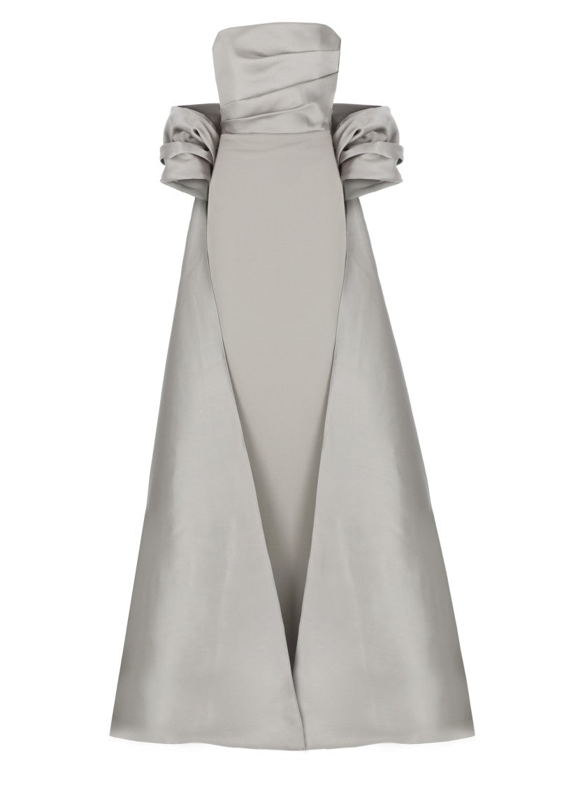 Solace London Silver Vera Maxi Dress