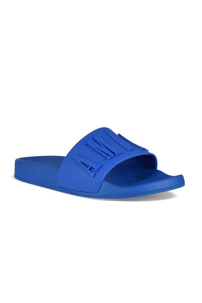 Amiri Royal Blue Rubber Slide Sandals