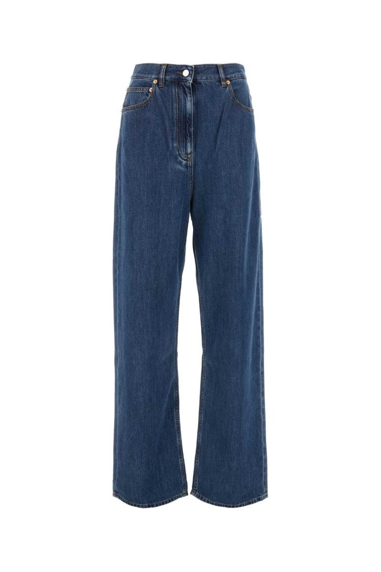 Valentino Garavani Denim Wide-Leg Jeans