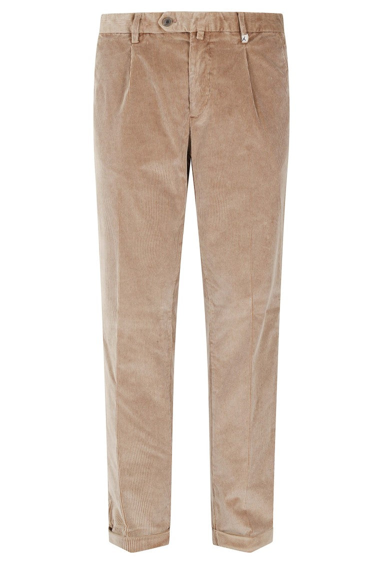 Myths Corduroy Chino Pants With Pleats