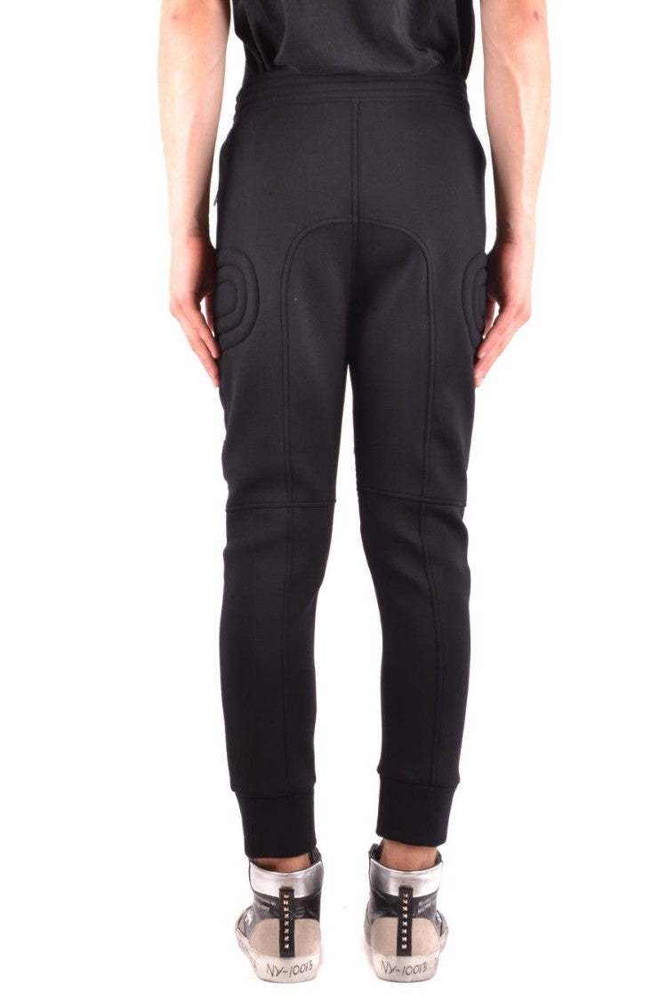 Neil Barrett Slim Fit Trousers With Ribbed Detailing