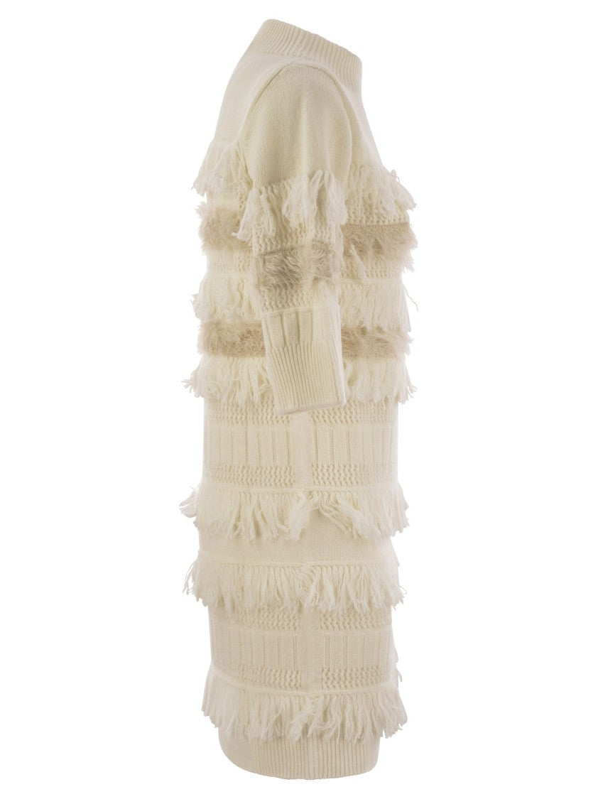 Vanisé Wool And Cashmere Blend Dress