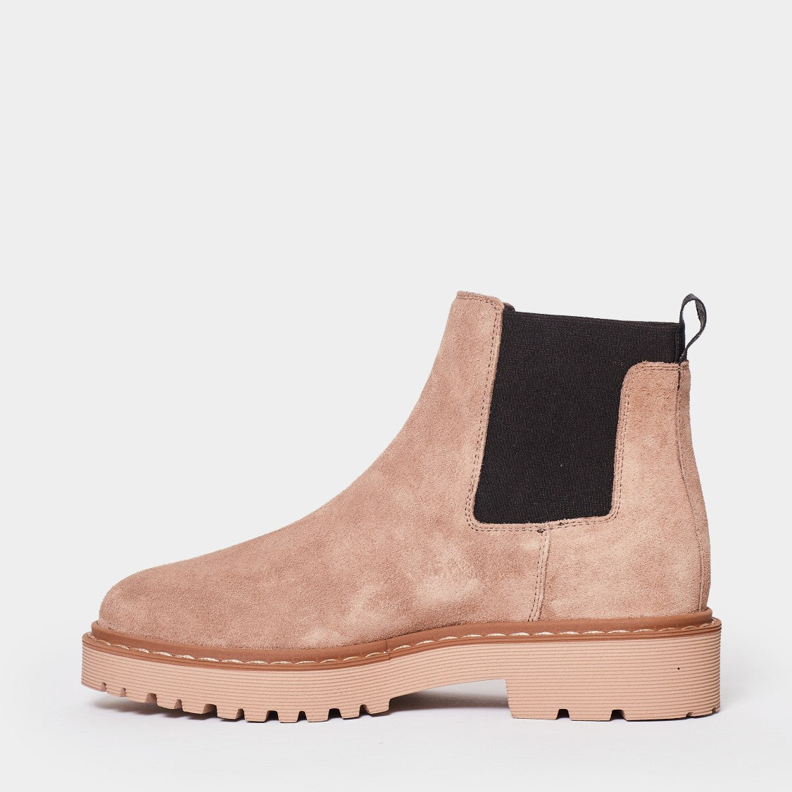 Hogan Soft Beige Suede Leather Ankle Boots