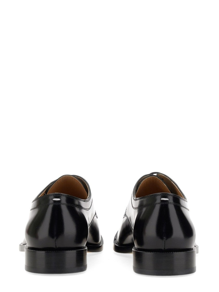 Maison Margiela Tabi Black Lace-Up Shoes