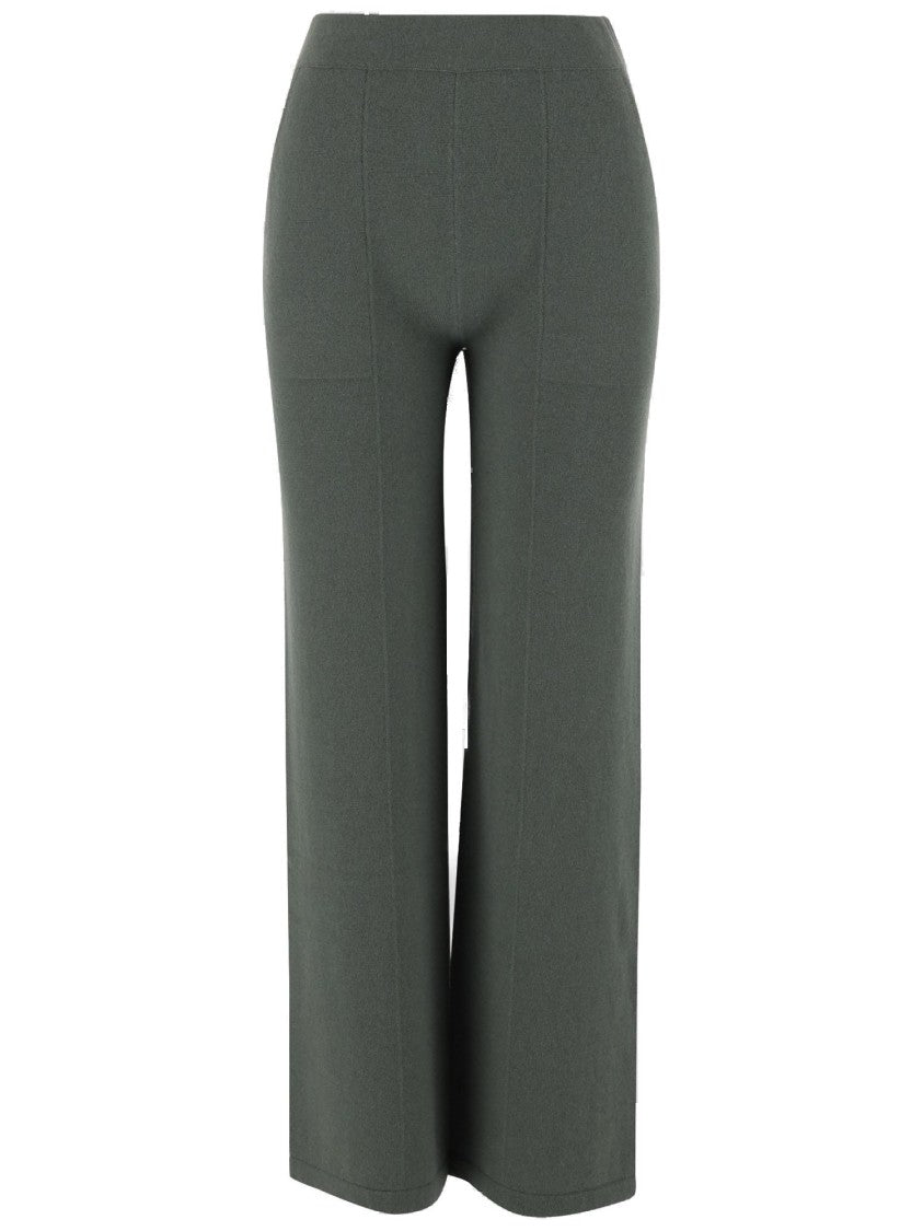 Bruno Manetti Cashmere Pants With Elasticized Waist