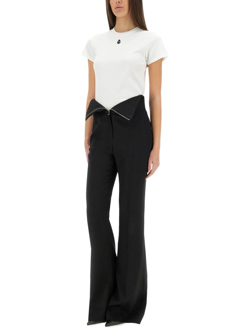 Alexander Mcqueen T-Shirt With "Skull" Embroidery