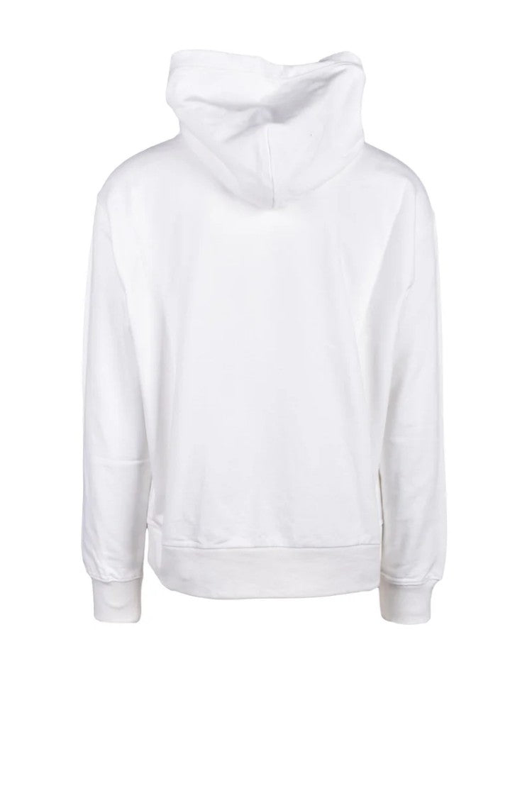 Diesel White Cotton Crew Neck Sweatshirt