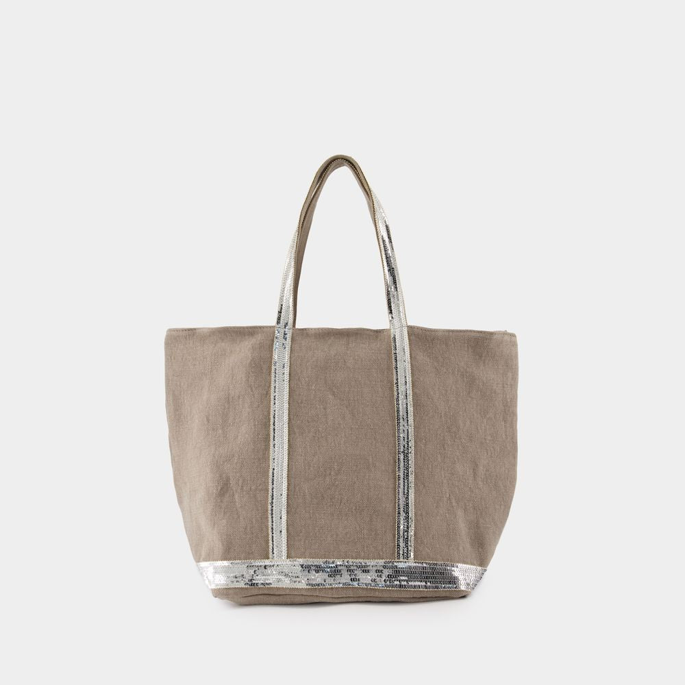 Vanessa Bruno Cabas L Shopper Bag - Linen - Grey