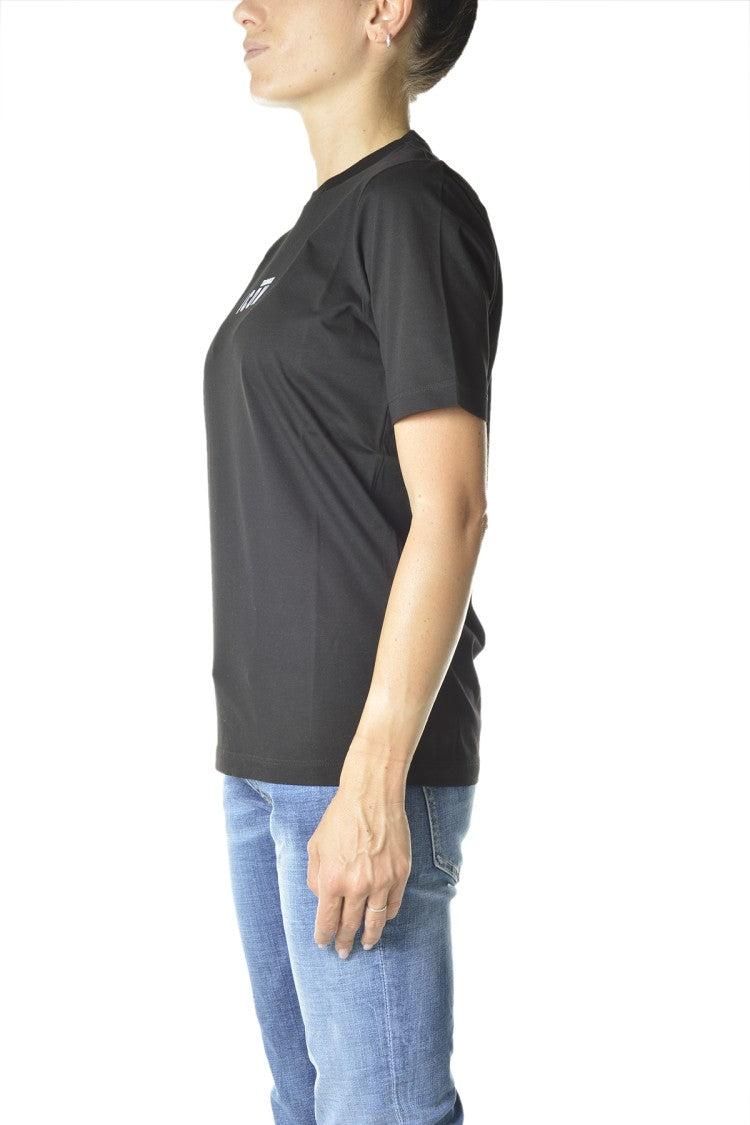 Dsquared2 Black Cotton Icon T-Shirt With Mini Logo