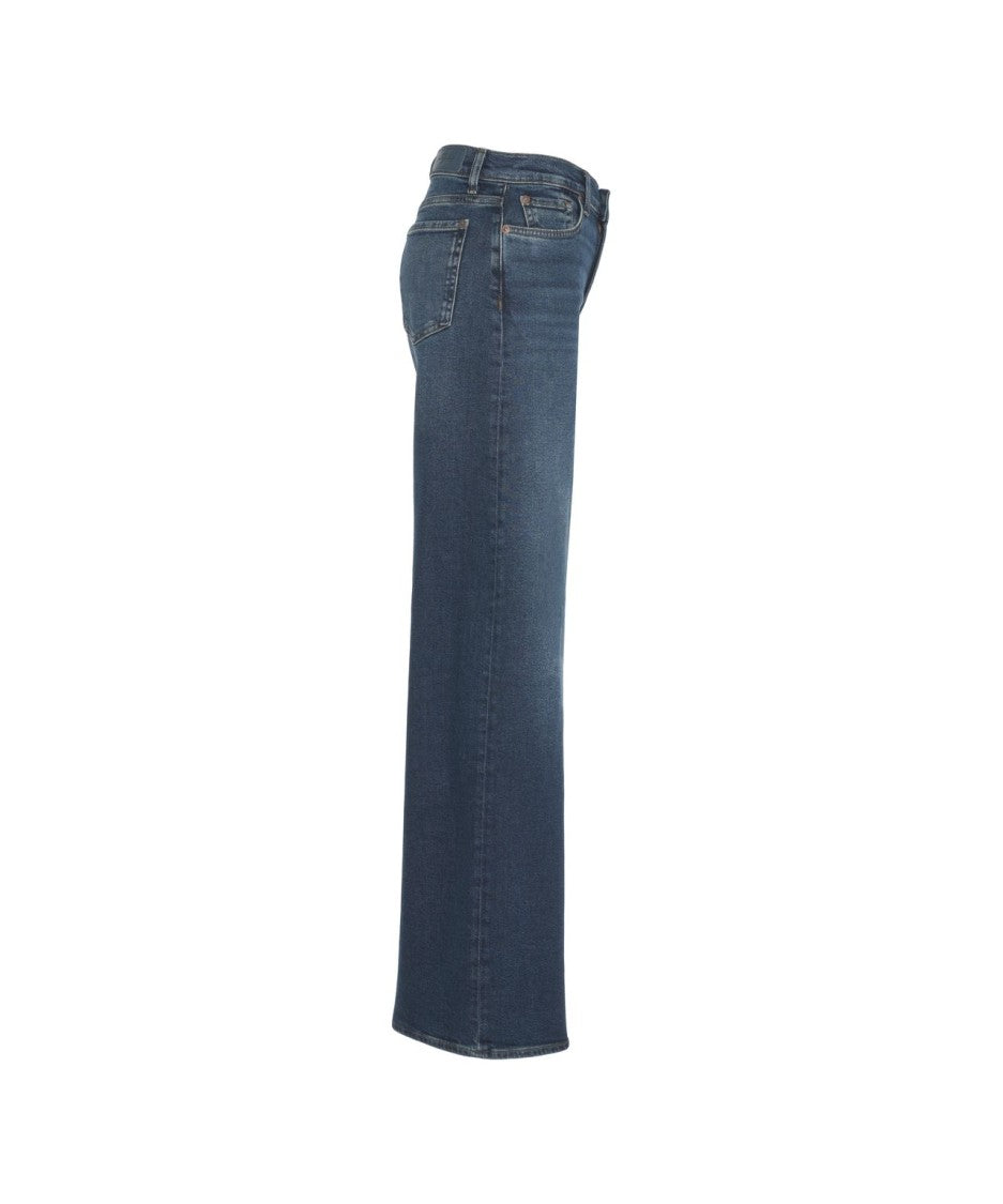 7 For All Mankind High-Waisted Wide Leg Jeans