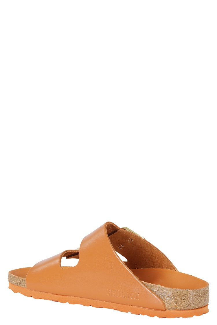 Birkenstock Kurkuma Arizona Hex Double-Strap Leather Sandals
