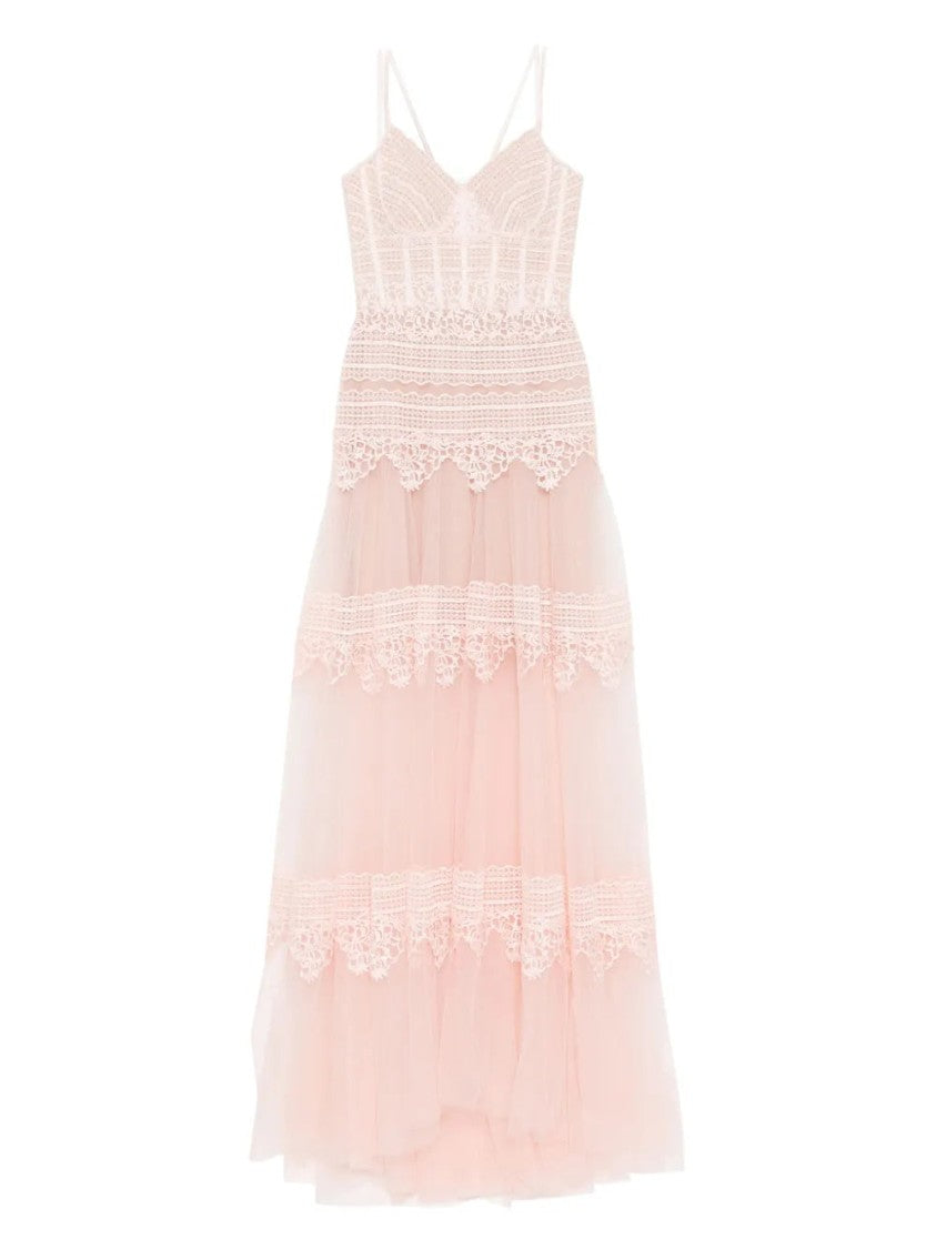 Saiid Kobeisy Lace Long Dress